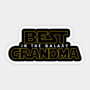 Best Grandma in the Galaxy v2 Sticker